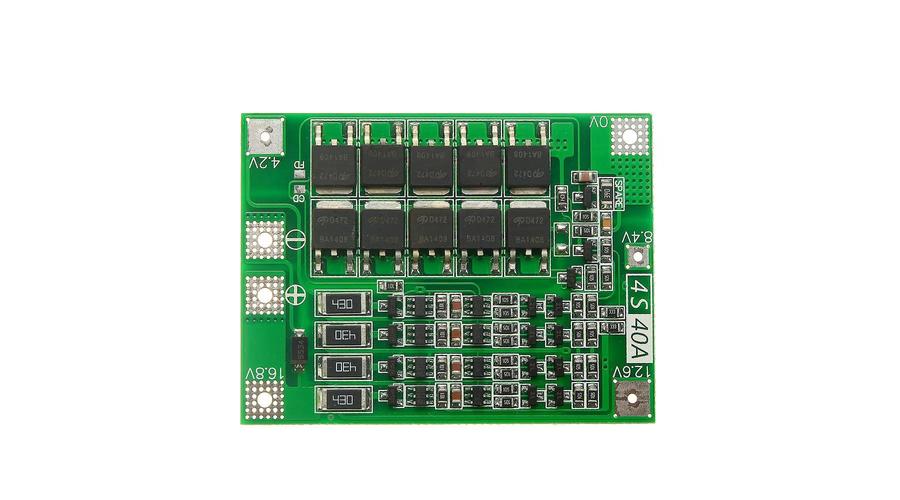 4S40A Li-ion Akku Felügyeleti rendszer, BMS modul, balansz funkcióval, 2.3